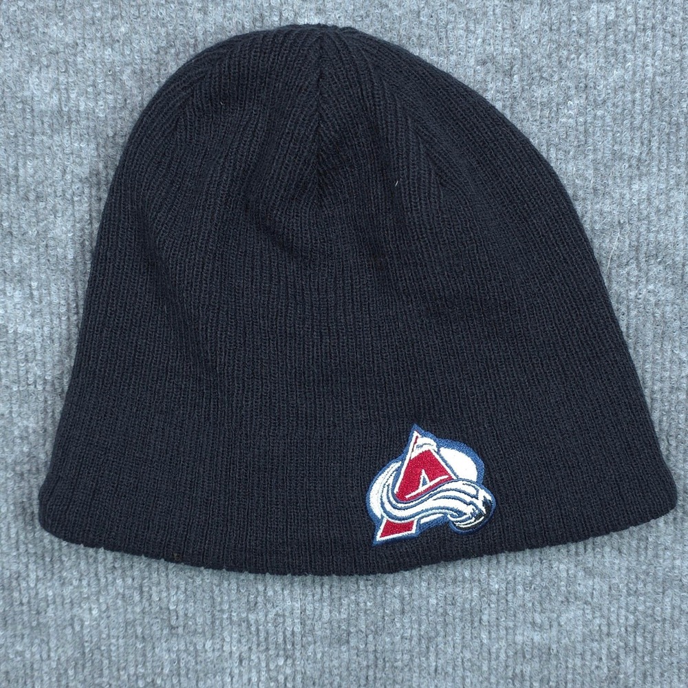 Colorado Avalanche Hat Cap Beanie Mens Navy Blue NHL Hockey Winter New Era